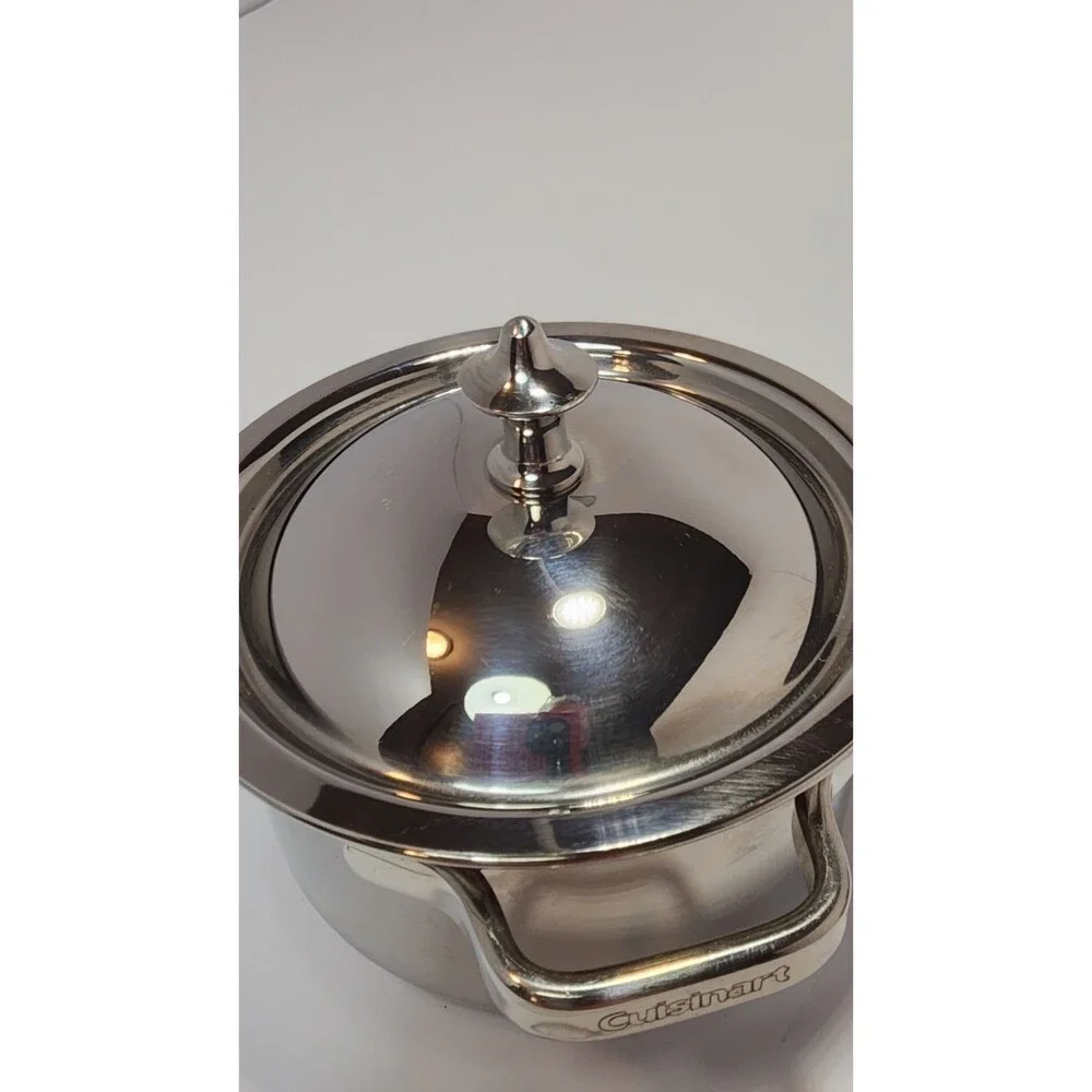 Cuisinart Stainless Steel Mini Dutch Ovens 2pack OB Model 7MS2-32(.32 Qt)